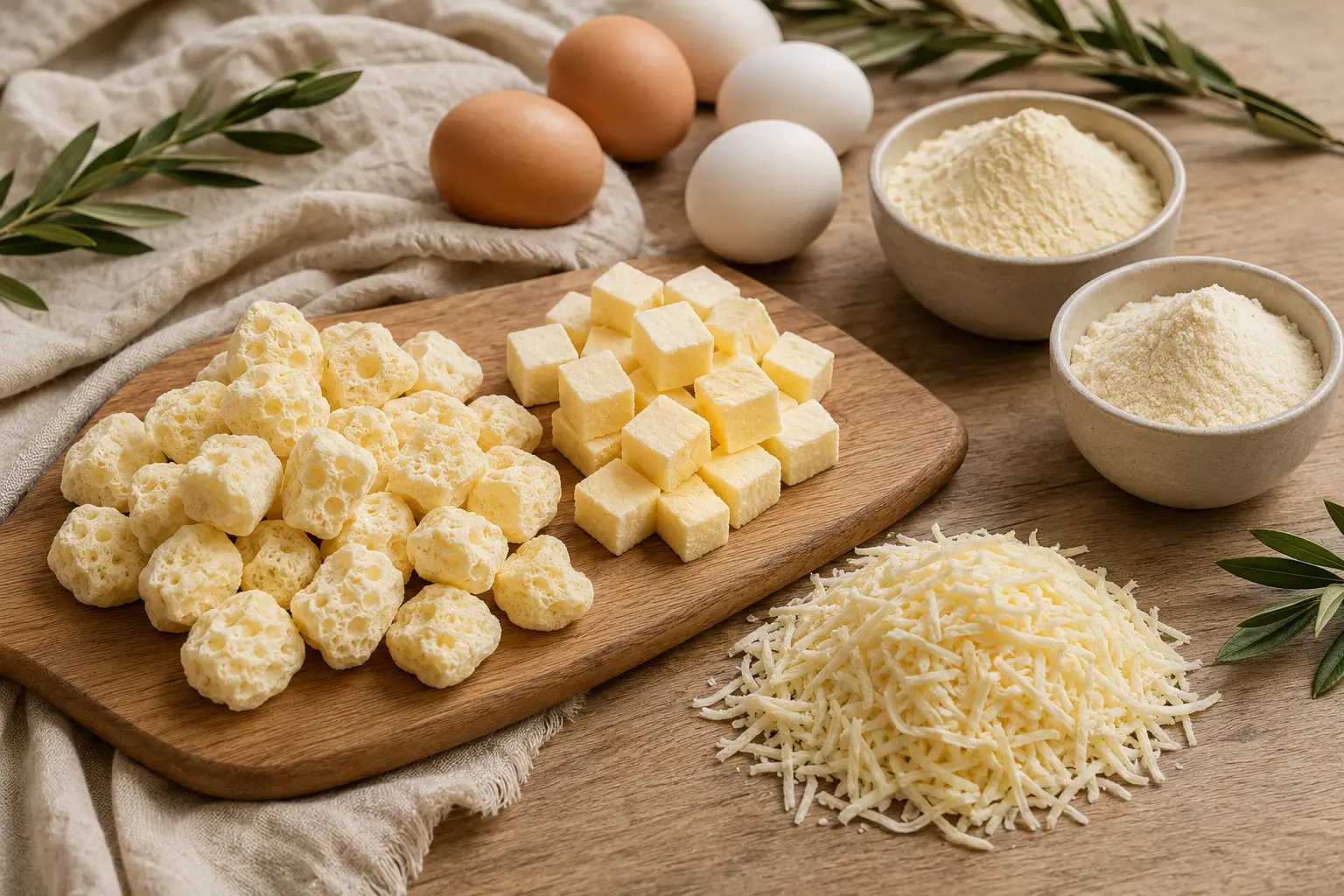 Conceptual dairy and egg ingredients